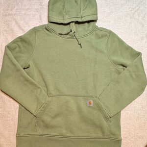 Carhartt Men's pullstring green hoodie-M(21x25x25)